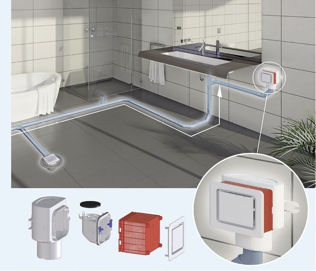 Dallmer: Unterputz-Rohrbelüfter DallVent WE.