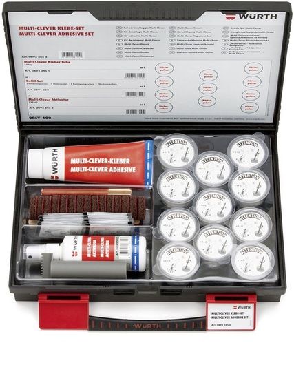 Würth: Multi-Clever-Klebe-Set. - © Würth
 Würth: Multi-Clever-Klebe-Set.