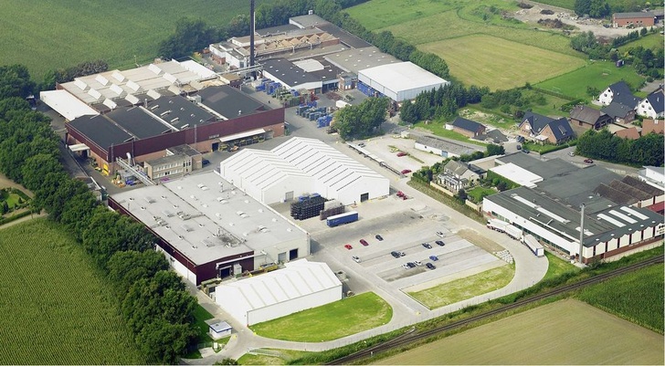 Abb. 1 Werksgelände des Automobilzulieferers Johann Borgers in Hamminkeln-Dingden,…. - © Johann Borgers GmbH
