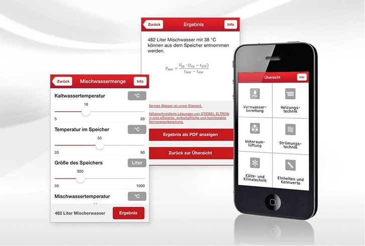 Stiebel Eltron: Formel-App.