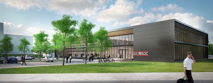 So wird das neue Schulungs- und Kommunikationszentrum von Stiebel Eltron in Holzminden nach seiner Fertigstellung aussehen. - © Stiebel Eltron
