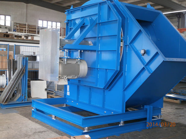 Fertigung von Großventilatoren für den Maschinen- und Anlagenbau bei BlueVent Thüringen. - © Karl Klein Ventilatorenbau
 Fertigung von Großventilatoren für den Maschinen- und Anlagenbau bei BlueVent Thüringen.