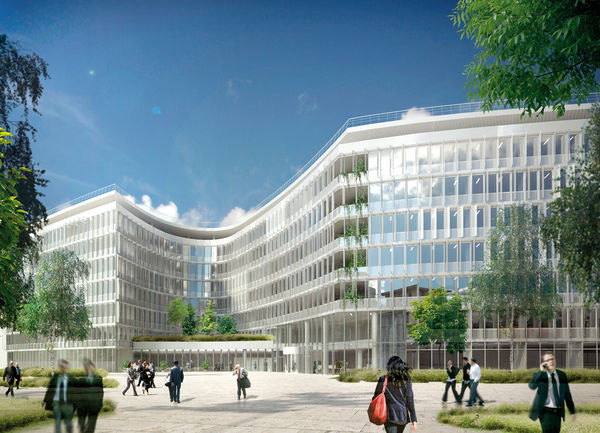 Das Green Office Rueil in Paris wird mit dezentralen Lüftungsgeräten von Emco Klima ausgestattet. - © Jean-Michel Wilmott
