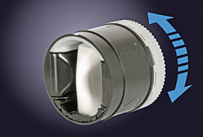 
Fränkische: Einstellbarer Konstantvolumenstromregler. 
