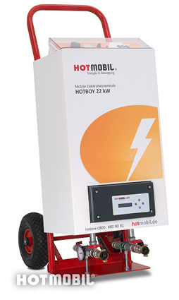 
Hotmobil: Elektroheizzentrale Hotboy. 
