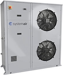 <p>
Systemair: Luft/Wasser-Industriewärmepumpe Syscroll 20-30 Air EVO. 
</p> - © Bild: Systemair

