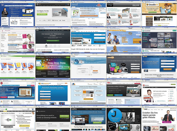 
1
 Die Auswahl an Web-Baukastensystemen ist groß – doch nicht alle eignen sich für einen Unternehmens-Auftritt …
