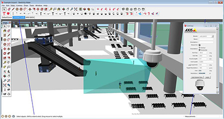 
Axis: Kamera-Erweiterung für die 3D-CAD-Software SketchUp. 

