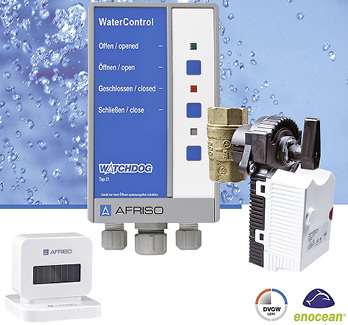 <p>
Afriso-Euro-Index: Funkgesteuertes Absperrventil WaterControl 01. 
</p> - © Bild: Afriso-Euro-Index

