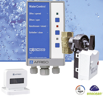 <p>
Afriso-Euro-Index: Funkgesteuertes Absperrventil WaterControl 01. 
</p> - © Bild: Afriso-Euro-Index
 
Afriso-Euro-Index: Funkgesteuertes Absperrventil WaterControl 01.
