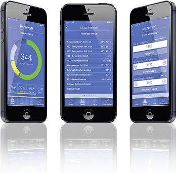 
Buderus: Profi-App EasyControlPRO. 
