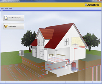 <p>
Junkers: Software zur Wärmepumpenauslegung. 
</p> - © Bild: Junkers


