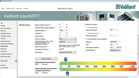 <p>
Vaillant: Software plansoft. 
</p> - © Bild: Vaillant

