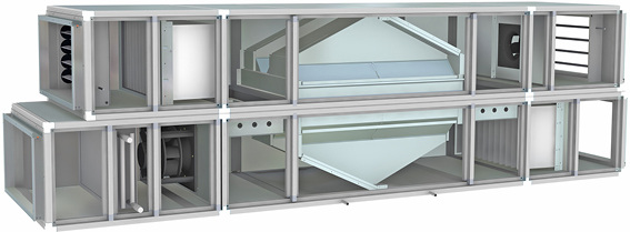 



GEA Heat Exchangers: RLT-Geräte mit Gegenstrom-Wärmeübertrager GEA Ecoplateplus. 
