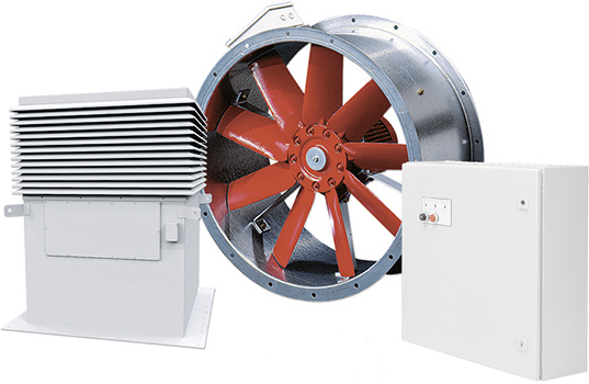 



Die Rauchschutz-Druckanlagen und die Treppenhaus-Spüllüftungsanlagen von Helios werden jetzt mit aktiven und passiven Systemen zur Druckhaltung angeboten. 
