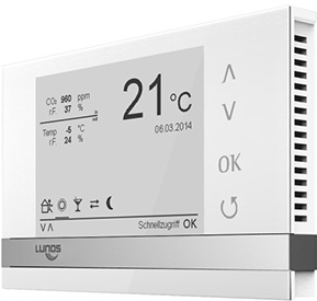 <p>
</p>
<p>
Lunos: Steuersystem Touch Air Comfort. 
</p> - © Bild: Lunos
 
Lunos: Steuersystem Touch Air Comfort.