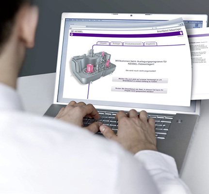 



Kessel: SmartSelect-Berechnungsmodul für Fettabscheider. 
