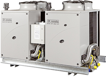 <p>
</p>
<p>
Remeha: Gas-Absorptionswärmepumpe Gas HP 35 A HAT LC als 2er-Kaskade. 
</p> - © Bild: Remeha
 
Remeha: Gas-Absorptionswärmepumpe Gas HP 35 A HAT LC als 2er-Kaskade.