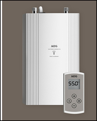 



AEG Haustechnik: Durchlauferhitzer DDLE 13 Kompakt FB. 
