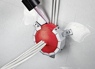 <p>
</p>
<p>
Hilti: Kabelmanschette CFS-CC. 
</p> - © Bild: Hilti
 
Hilti: Kabelmanschette CFS-CC.