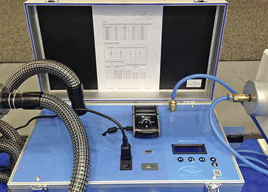 



Airleben Gruppe: Luftdichtheitsprüfgerät airLPT113. 
