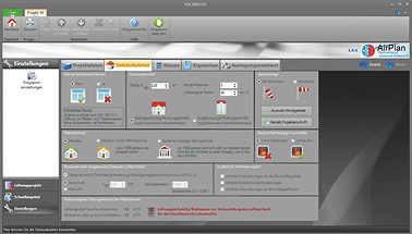 
FGK-AirPlan für die Erstellung eines Lüftungskonzepts nach DIN 1946-6. 



