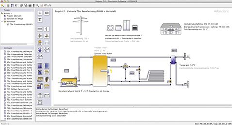 <p>
Vela Solaris: Simulation in Polysun 7.0. 
</p>
<p>
</p> - © Bild: Vela Solaris
 
Vela Solaris: Simulation in Polysun 7.0.