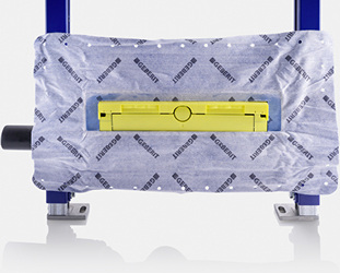 



Geberit: Duschelement mit dehnbarem Dichtvlies. 
