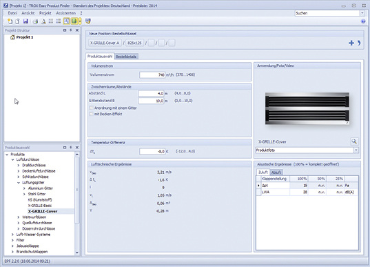 



Trox: Easy Product Finder 2.2. 
