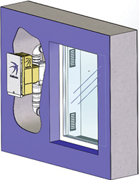 



bluMartin: freeAir 100 mit Luftführung über die Fensterlaibung. 
