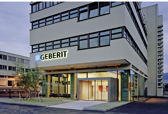 



Geberit in Rapperswil-Jona. Seit der Gründung im Jahr 1874 zählt das Unternehmen zu den Pionieren der Sanitärtechnik-Branche. 
