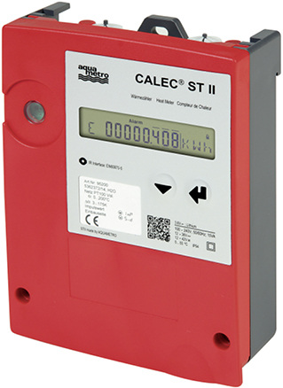 <p>
<span class="GVAbbildungszahl">1</span>
 Multiprotokoll-Energierechner Calec ST II. Optional kann er mit analogen Ausgängen 0…20 oder 4…20 mA für den Durchflusswert geliefert werden. Das Signal kann für regelungstechnische Aufgaben, beispielsweise zur Begrenzung des Durchflusses an Verbrauchern oder Verbrauchergruppen, genutzt werden. 
</p>

<p>
</p> - © Bild: Aquametro

