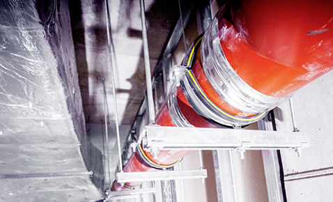 <p>
</p>
<p>
Beispiel für brandgeprüfte Befestigungselemente: MPC Systemschiene 38_40 mit Gewindestange und Halteklammern sowie Schraubrohrschellen mit Dämmgulast-Schalldämmeinlage. 
</p> - © Bild: Müpro
 
Beispiel für brandgeprüfte Befestigungselemente: MPC Systemschiene 38_40 mit Gewindestange und Halteklammern sowie Schraubrohrschellen mit Dämmgulast-Schalldämmeinlage.