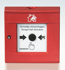 <p>
</p>
<p>
Siemens: Handfeuermelder für Ex-Zonen. 
</p> - © Bild: Siemens
 
Siemens: Handfeuermelder für Ex-Zonen.