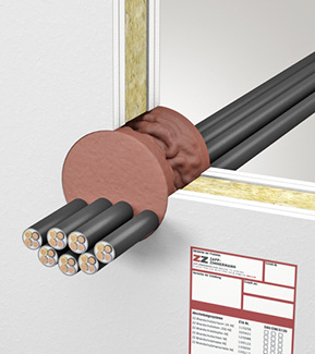 



Zapp-Zimmermann: Schott mit ZZ-Brandschutzmasse NE. 
