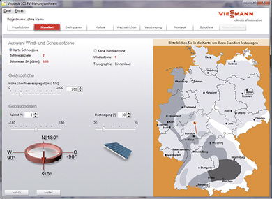 <p>
</p>

<p>
Viessmann: Planungs-software Vitodesk 100 Solstat. 
</p> - © Bild: Viessmann Werke

