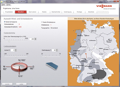 



Viessmann: Planungs-software Vitodesk 100 Solstat. 

