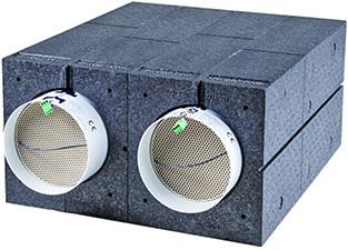 



Pluggit: iconVent-Duo-Einbaustein. 
