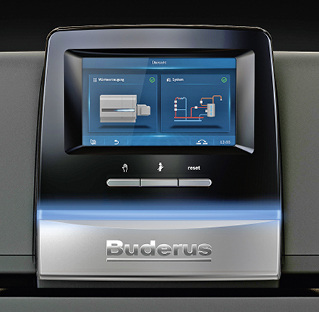 <p>
</p>

<p>
Buderus: Touch-Display der Systemregelung Logamatic 5000. 
</p> - © Bild: Buderus

