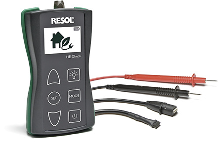 



Resol: Testgerät HE-Check. 
