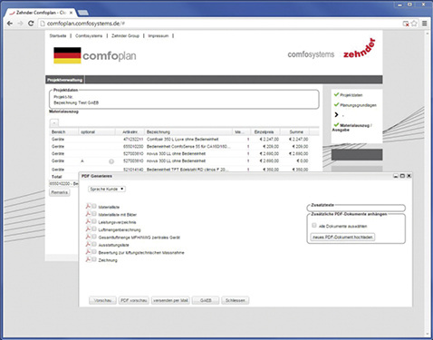 



Zehnder: ComfoPlan 2.0. 
