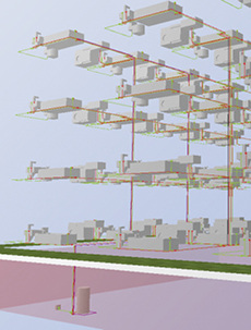 



Hottgenroth / ETU: Musterprojekt mit angelegten Nutzungseinheiten zur besseren Erfassung der Spitzenbelastung im Stockwerksbereich. 
