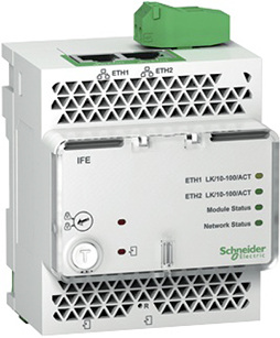 <p>
</p>
<p>
Schneider Electric: Enerlin’X IFE-Ethernet-Kommunikationsmodul
</p> - © Bild: Schneider Electric
 
Schneider Electric: Enerlin’X IFE-Ethernet-Kommunikationsmodul