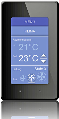 <p>
</p>
<p>
Saia Burgess Controls: 4,3“ Room Micro Browser Web Panel. 
</p> - © Bild: Saia Burgess Controls
 
Saia Burgess Controls: 4,3“ Room Micro Browser Web Panel.