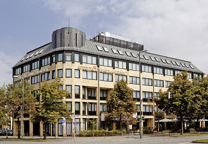 



1
 Das arcona Living München – die VRV-Außengeräte stehen auf dem Dach.
