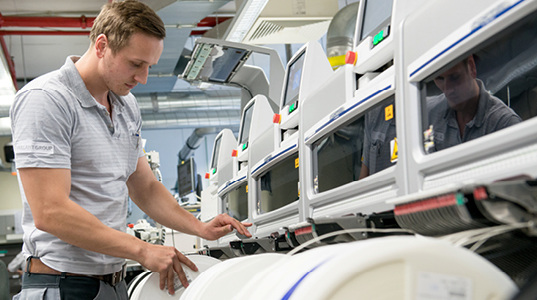 
Vaillant: Elektronikfertigung in Remscheid.



