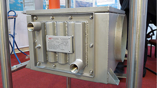 <p>
</p>
<p>
NET-Abgaswärmeübertrager. 
</p> - © Bild: Raab
 
NET-Abgaswärmeübertrager.