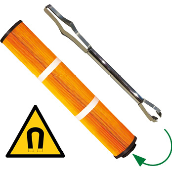 <p>
</p>
<p>
FTK-Mikrofilterelement und Magnetfilterstab. 
</p> - © Bild: FTK
 
FTK-Mikrofilterelement und Magnetfilterstab.