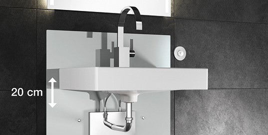 
Viega: Eco-Plus-Waschtisch-Element. 



