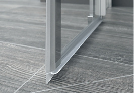 <p>
</p>
<p>
Kermi: Dichtleiste in Dachrinnenform. 
</p> - © Bild: Kermi
 
Kermi: Dichtleiste in Dachrinnenform.